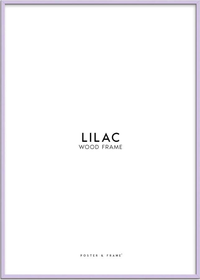 Poster & Frame houten lijst lila acryl (50 x 70 cm)