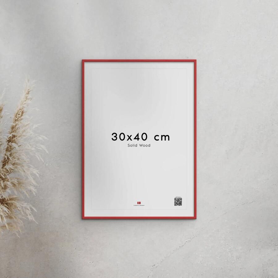 Poster & Frame houten lijst rood acryl (30 x 40 cm) - Foto 2
