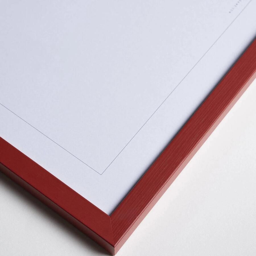 Poster & Frame houten lijst rood acryl (50 x 70 cm) - Foto 2