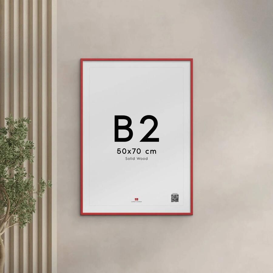 Poster & Frame houten lijst rood acryl (50 x 70 cm) - Foto 3