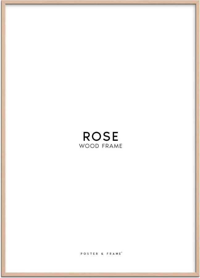 Poster & Frame houten lijst roze acryl (50 x 70 cm)