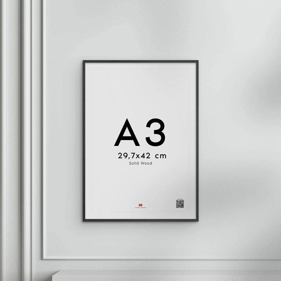 Poster & Frame houten lijst zwart acryl (29.7 x 42 cm) - Foto 3