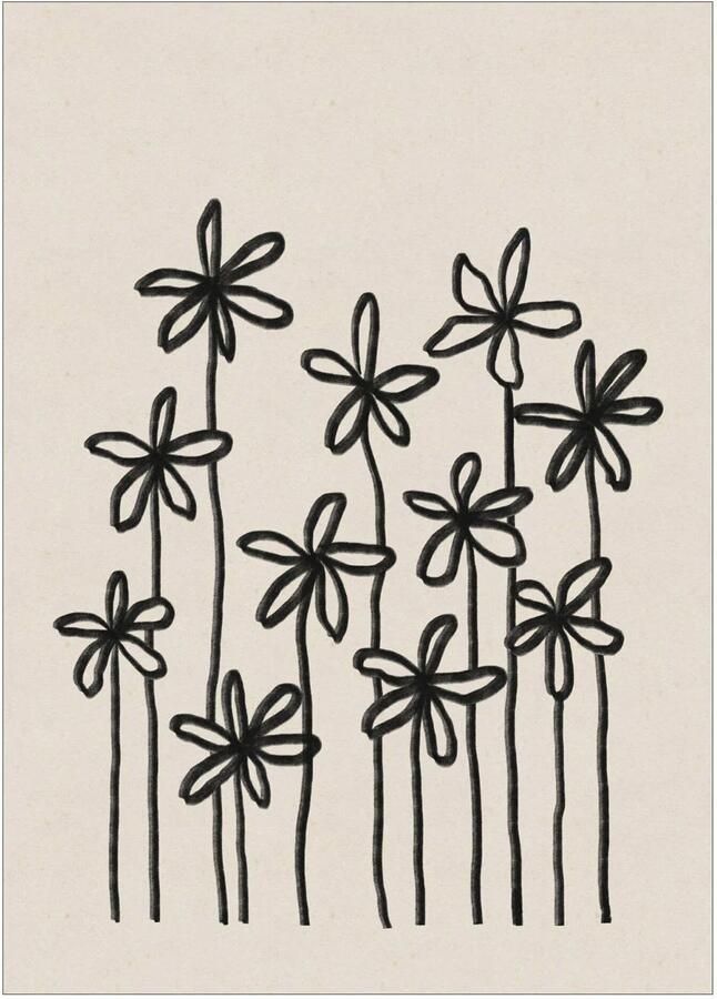 Poster & Frame Poster Alisa Galitsyna A Field Of Flowers (50 x 70 cm)