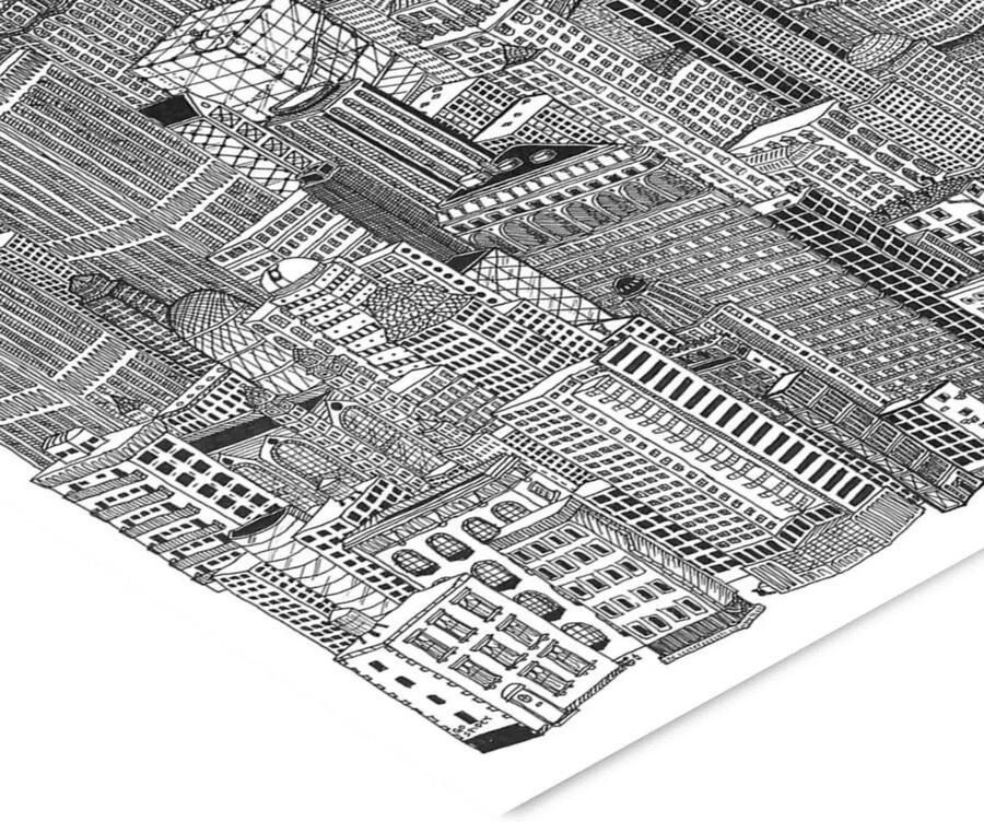 Poster & Frame Poster Benjamin Noir New York (30 x 40 cm) - Foto 3