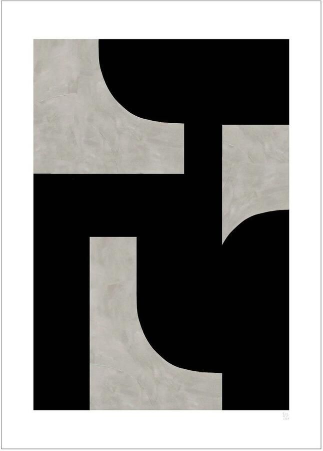 Poster & Frame Poster Berit Mogensen Lopez Black Sculpture (30 x 40 cm)
