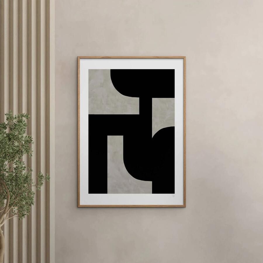 Poster & Frame Poster Berit Mogensen Lopez Black Sculpture (70 x 100 cm) - Foto 2