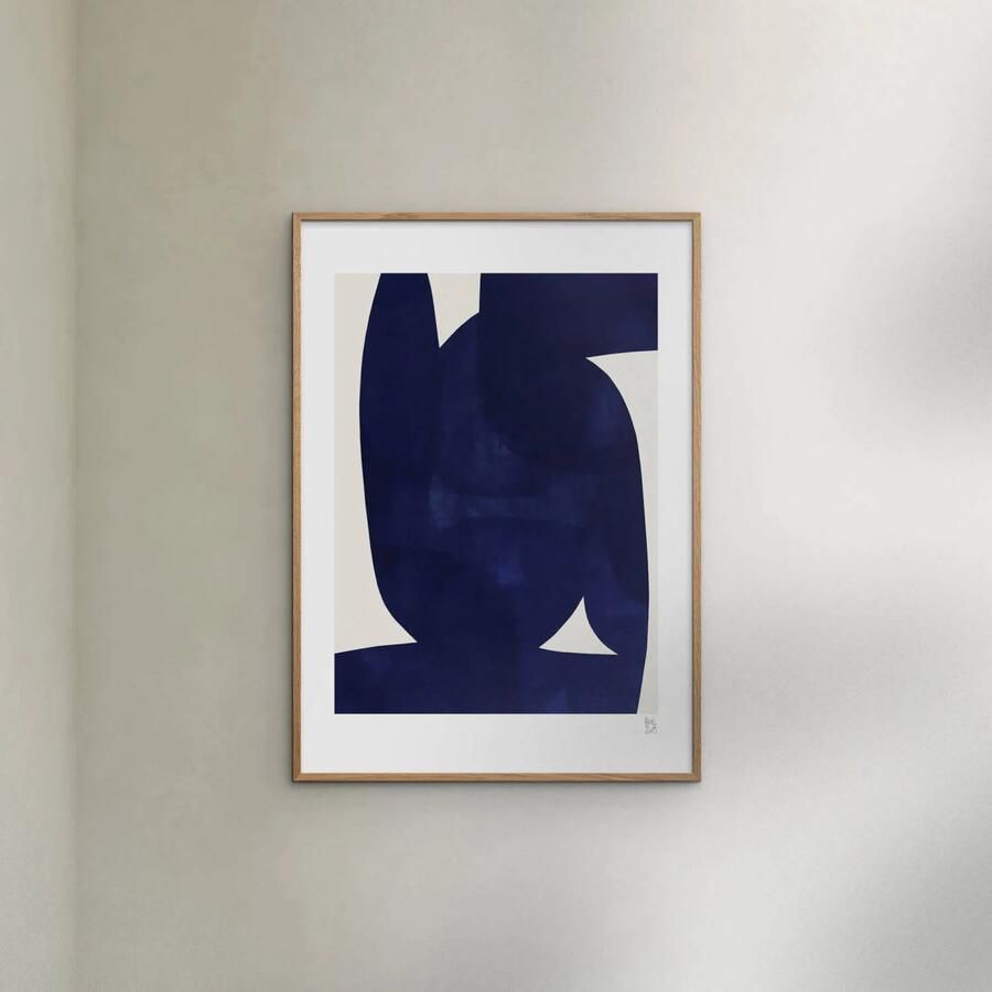 Poster & Frame Poster Berit Mogensen Lopez Blue Shape (50 x 70 cm) - Foto 2