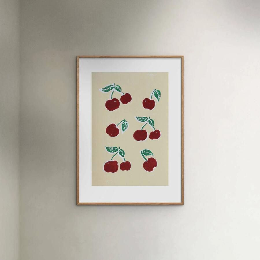 Poster & Frame Poster Camilla Bergqvist Beige cherries (30 x 40 cm) - Foto 2