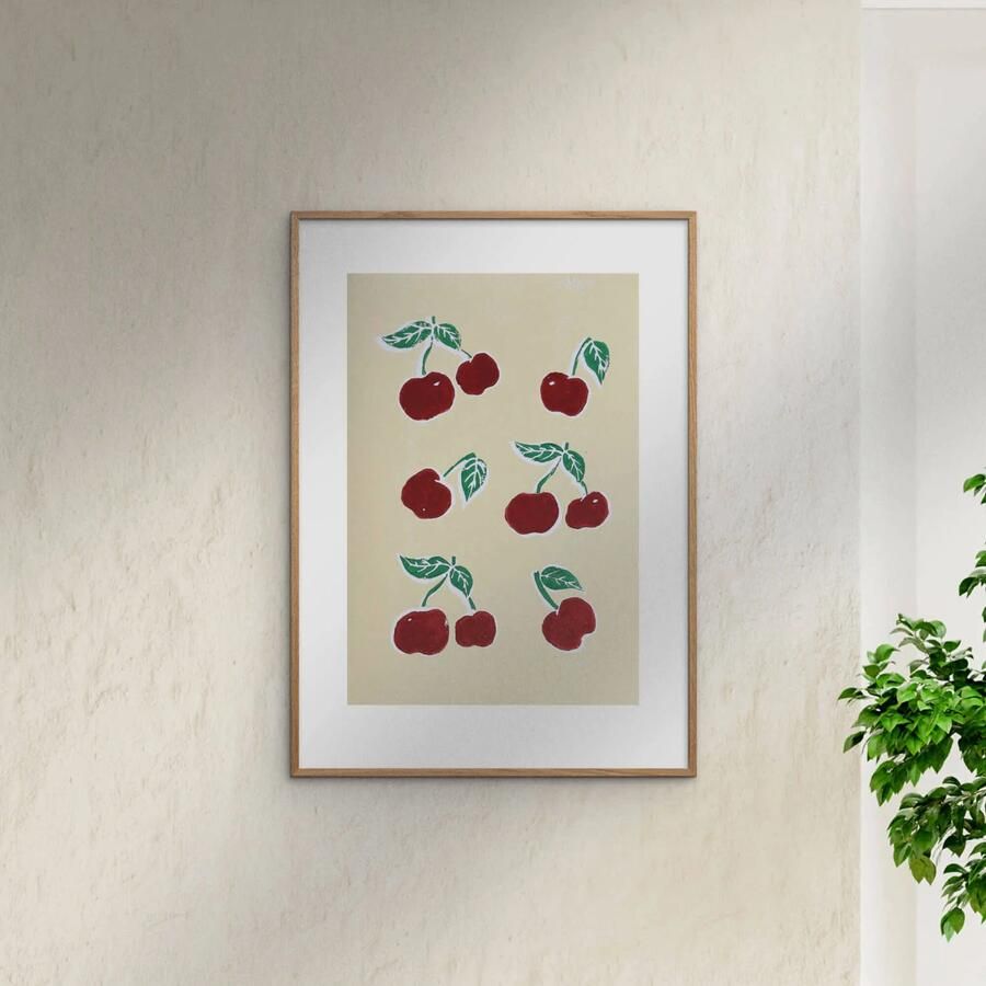 Poster & Frame Poster Camilla Bergqvist Beige cherries (70 x 100 cm) - Foto 2