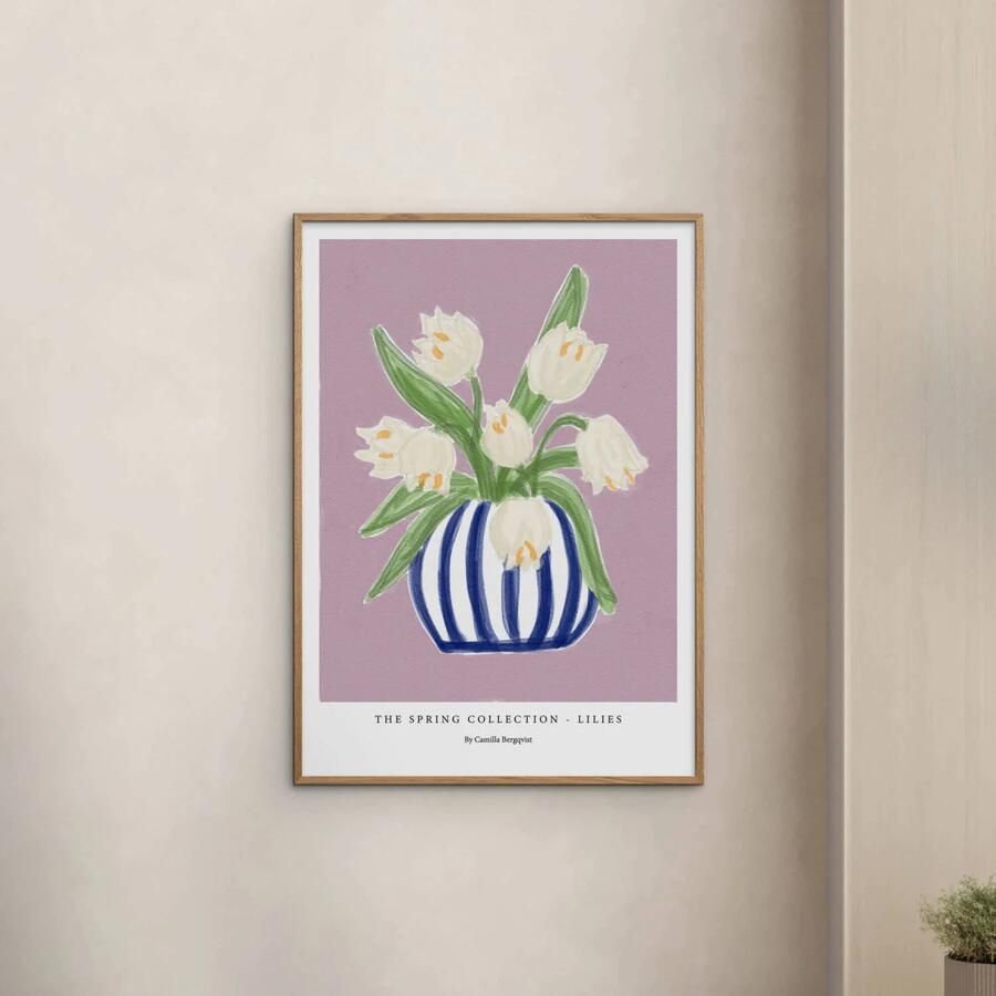 Poster & Frame Poster Camilla Bergqvist Lilies (29.7 x 42 cm) - Foto 2