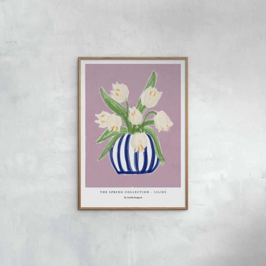 Poster & Frame Poster Camilla Bergqvist Lilies (50 x 70 cm) - Foto 2