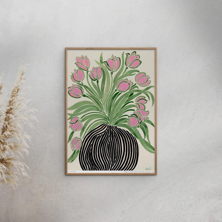 Poster & Frame Poster La Poire Tulips 1 A3 (29.7 x 42 cm) - Foto 2