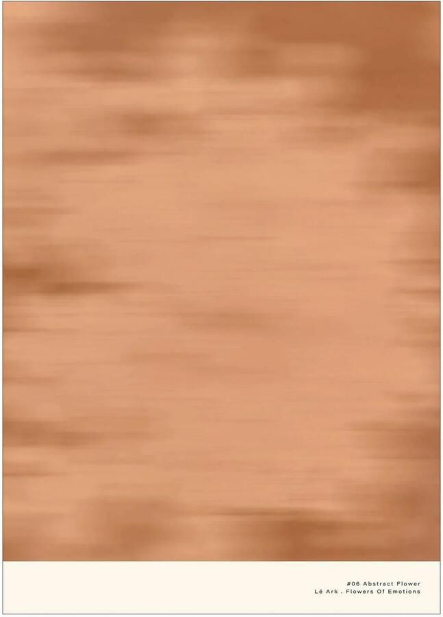 Poster & Frame Poster Lé Ark #06 Abstract Flower (50 x 70 cm)