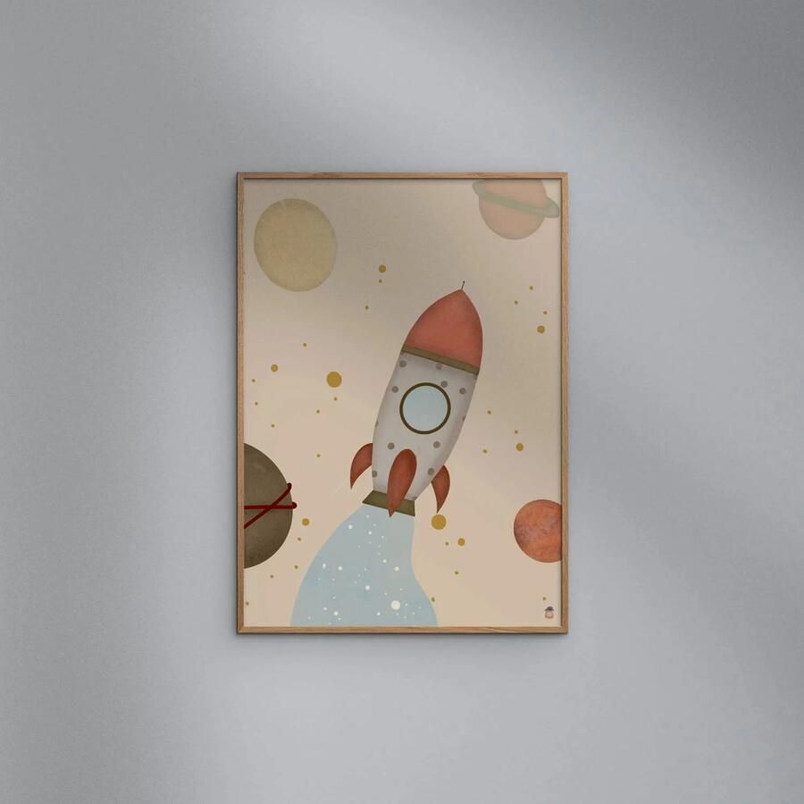 Poster & Frame Poster Magnelade Rumle Rumskib (30 x 40 cm) - Foto 2