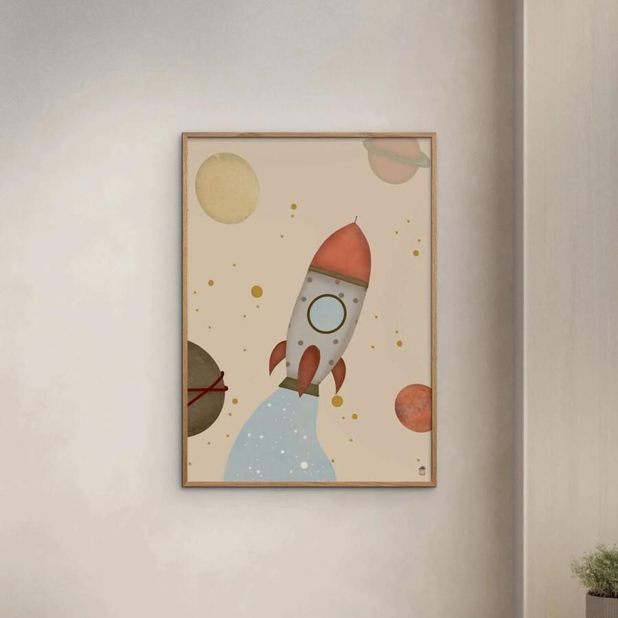Poster & Frame Poster Magnelade Rumle Rumskib (50 x 70 cm) - Foto 2