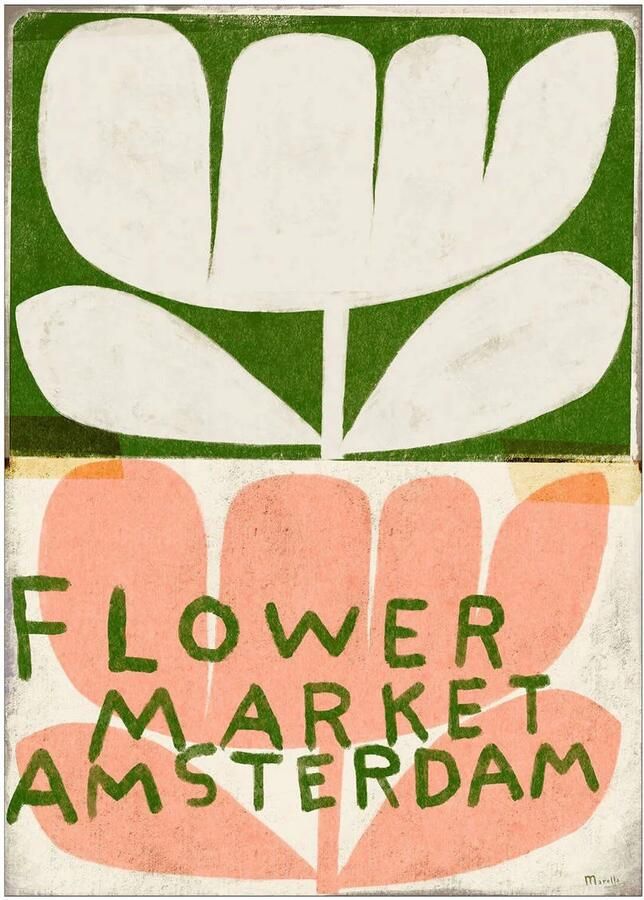 Poster & Frame Poster Marco Marella Flower Market Amsterdam (30 x 40 cm)