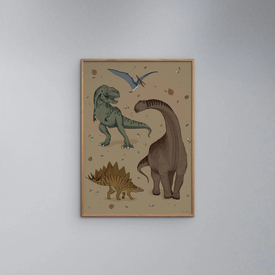 Poster & Frame Poster Marenberg Dinosaurer (29.7 x 42 cm) - Foto 2
