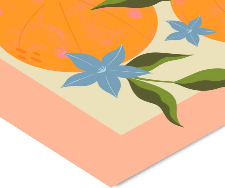 Poster & Frame Poster Melissa Donne Orange Branch with Flowers (50 x 70 cm) - Foto 3