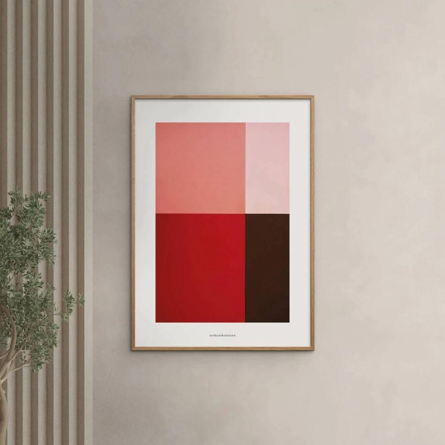 Poster & Frame Poster Peter Nikolaisen Cubics (70 x 100 cm) - Foto 2