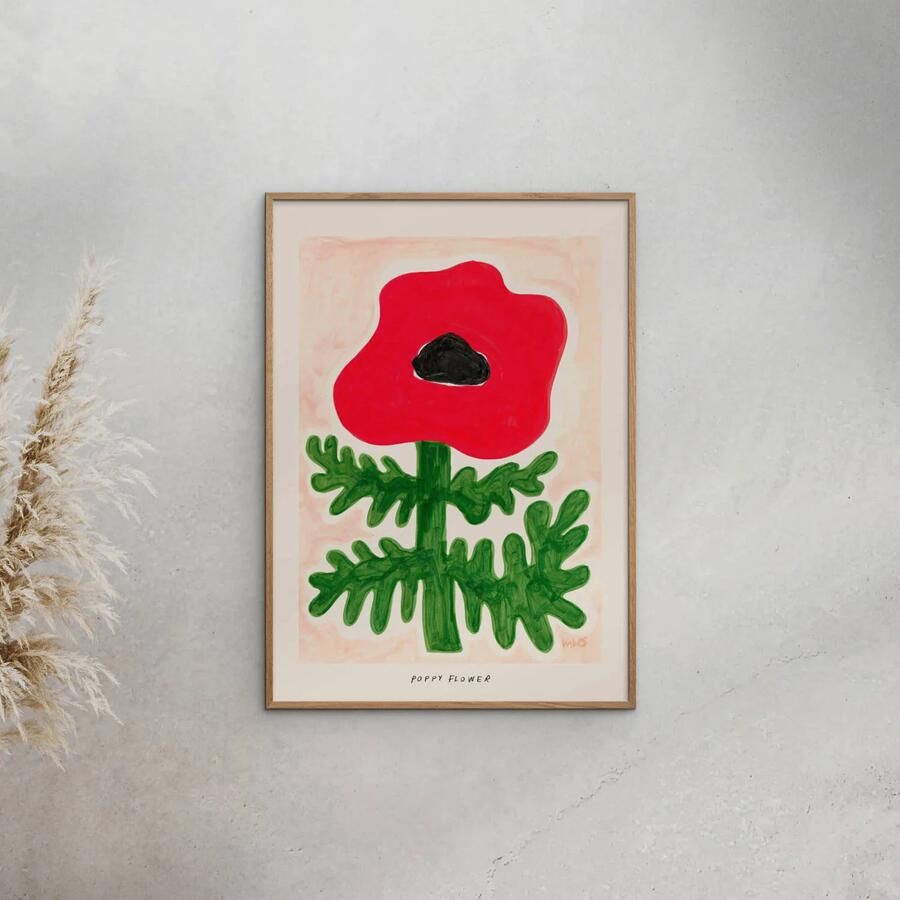 Poster & Frame Poster PSTR Studio Madelen Poppy Flower (50 x 70 cm) - Foto 2