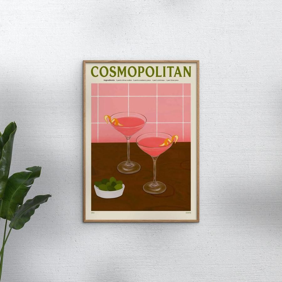 Poster & Frame Poster PSTR Studio PSTR studio x Elin PK Cosmopolitan (50 x 70 cm) - Foto 2