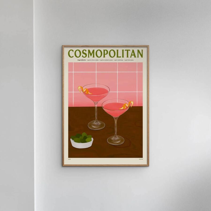 Poster & Frame Poster PSTR Studio PSTR studio x Elin PK Cosmopolitan (70 x 100 cm) - Foto 2
