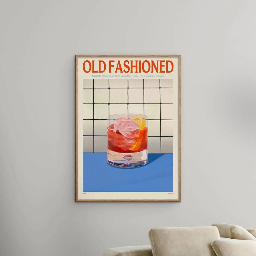 Poster & Frame Poster PSTR Studio PSTR studio x Elin PK Old Fashioned (50 x 70 cm) - Foto 2