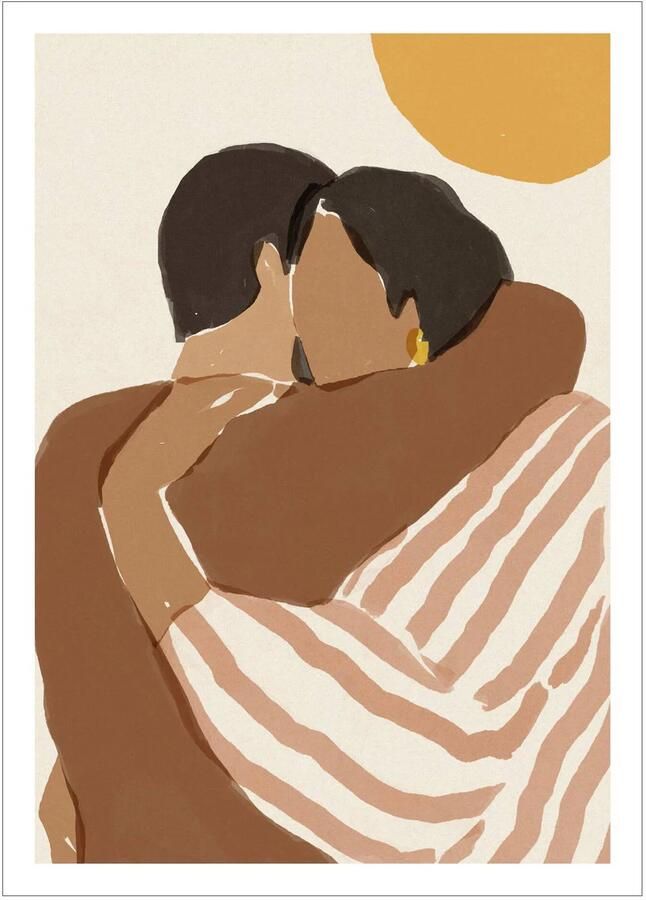 Poster & Frame Poster Sacrée Frangine Love Language (30 x 40 cm)