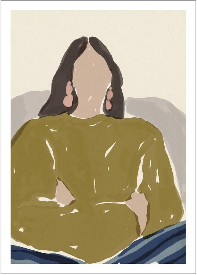 Poster & Frame Poster Sacrée Frangine Trying To Look Friendly (50 x 70 cm)