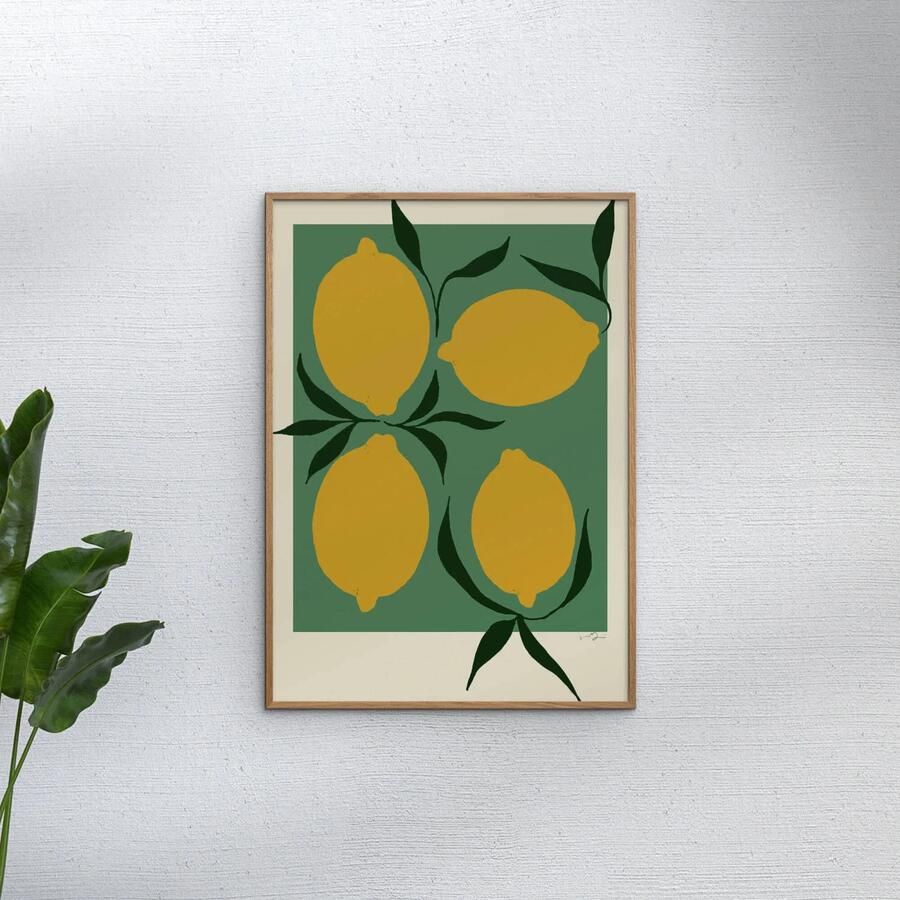 Poster & Frame Poster The Poster Club x Anna Mörner Green Lemon (50 x 70 cm) - Foto 2