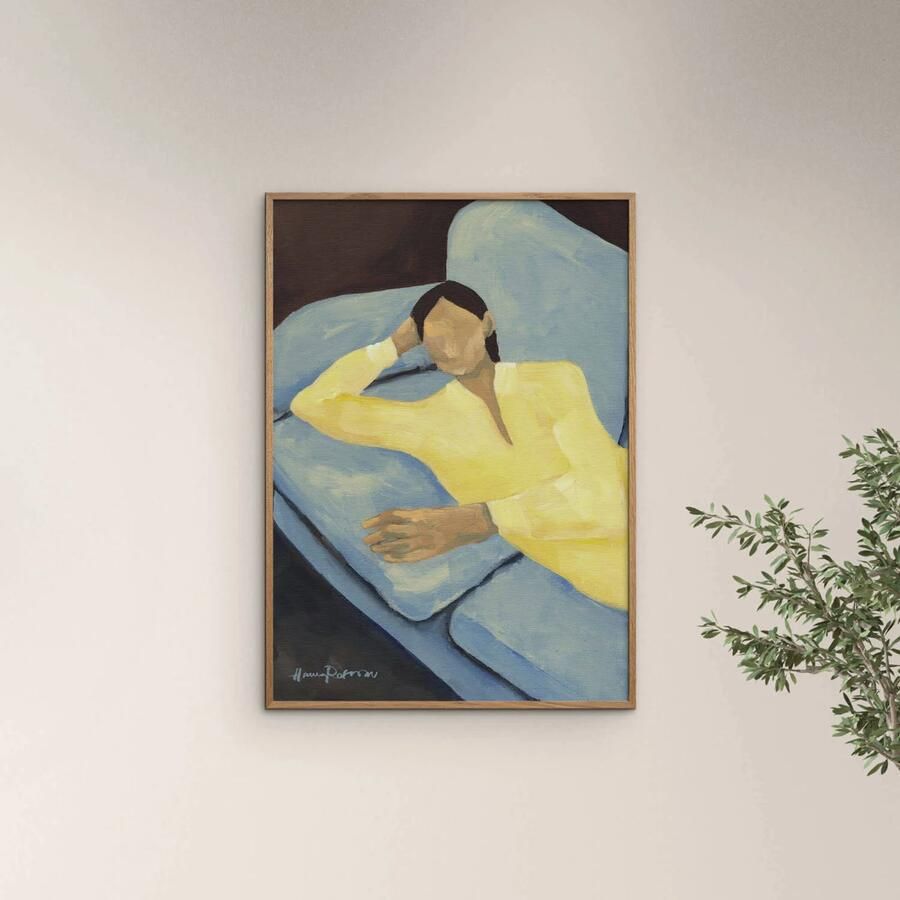 Poster & Frame Poster The Poster Club x Hanna Peterson Blue Sofa (50 x 70 cm) - Foto 2