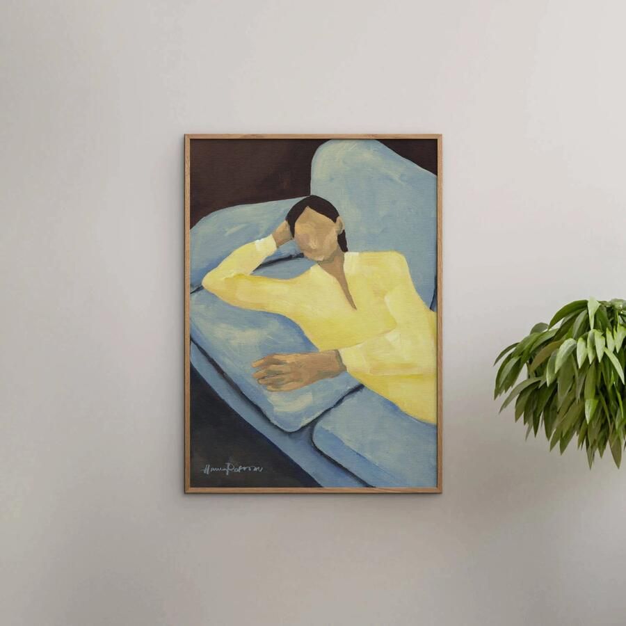 Poster & Frame Poster The Poster Club x Hanna Peterson Blue Sofa (70 x 100 cm) - Foto 2