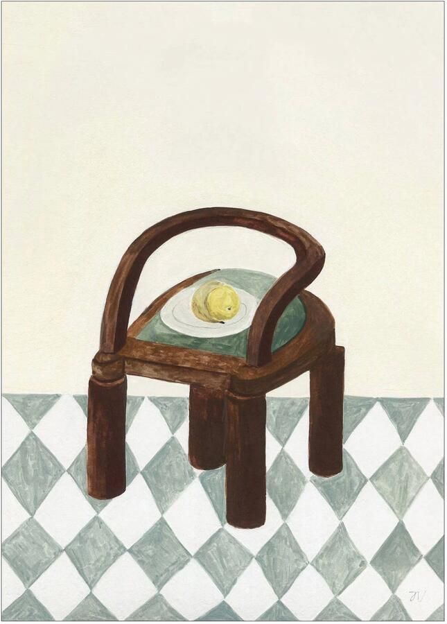 Poster & Frame Poster The Poster Club x Isabelle Vandeplassche Chair with Fruit (50 x 70 cm)