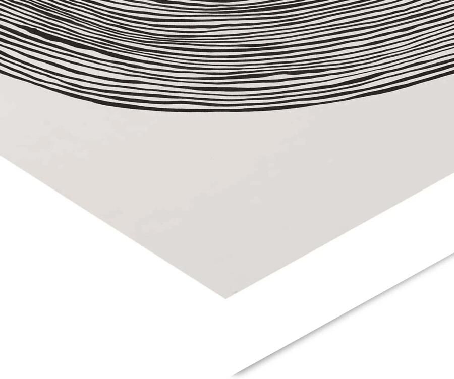 Poster & Frame Poster The Poster Club x Leise Dich Abrahamsen Curves Black (30 x 40 cm) - Foto 3
