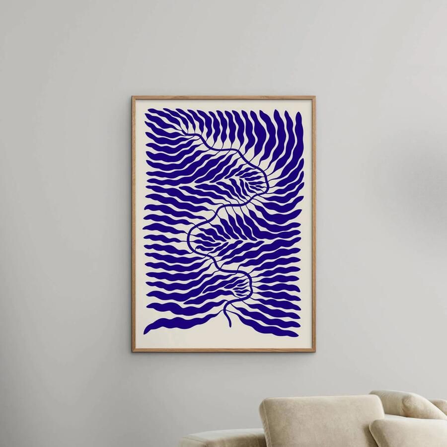Poster & Frame Poster The Poster Club x Linnea Andersson Little Blue (30 x 40 cm) - Foto 2