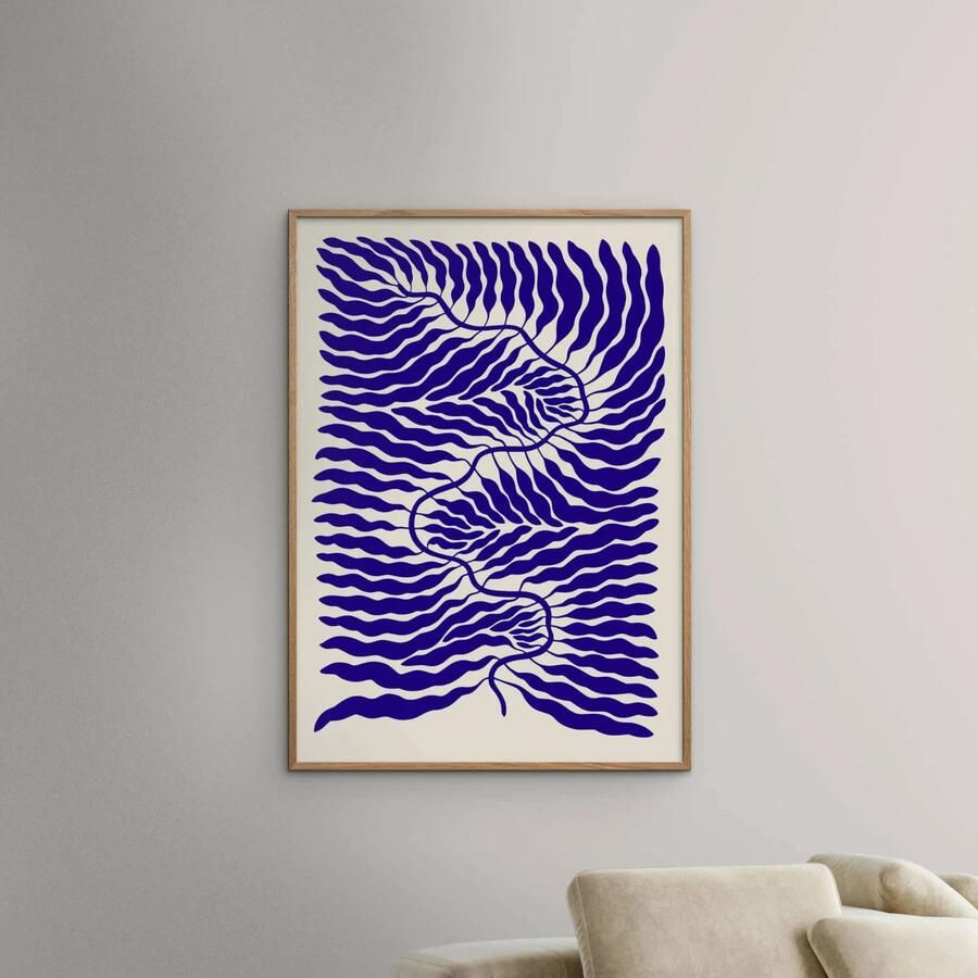 Poster & Frame Poster The Poster Club x Linnea Andersson Little Blue (50 x 70 cm) - Foto 2