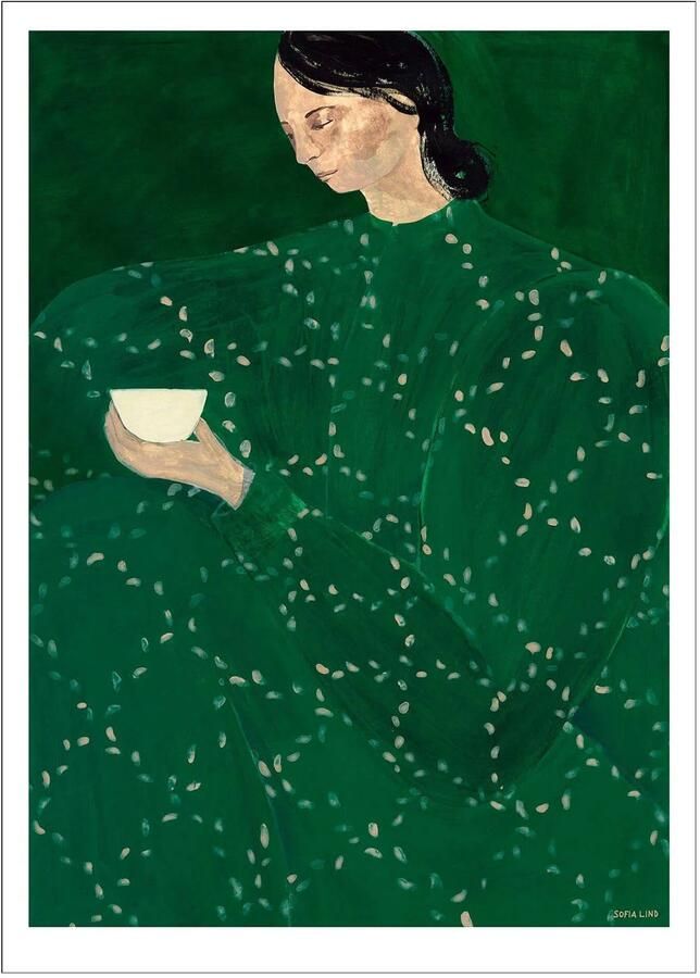 Poster & Frame Poster The Poster Club x Sofia Lind Coffee Alone At Place De Clichy (50 x 70 cm)
