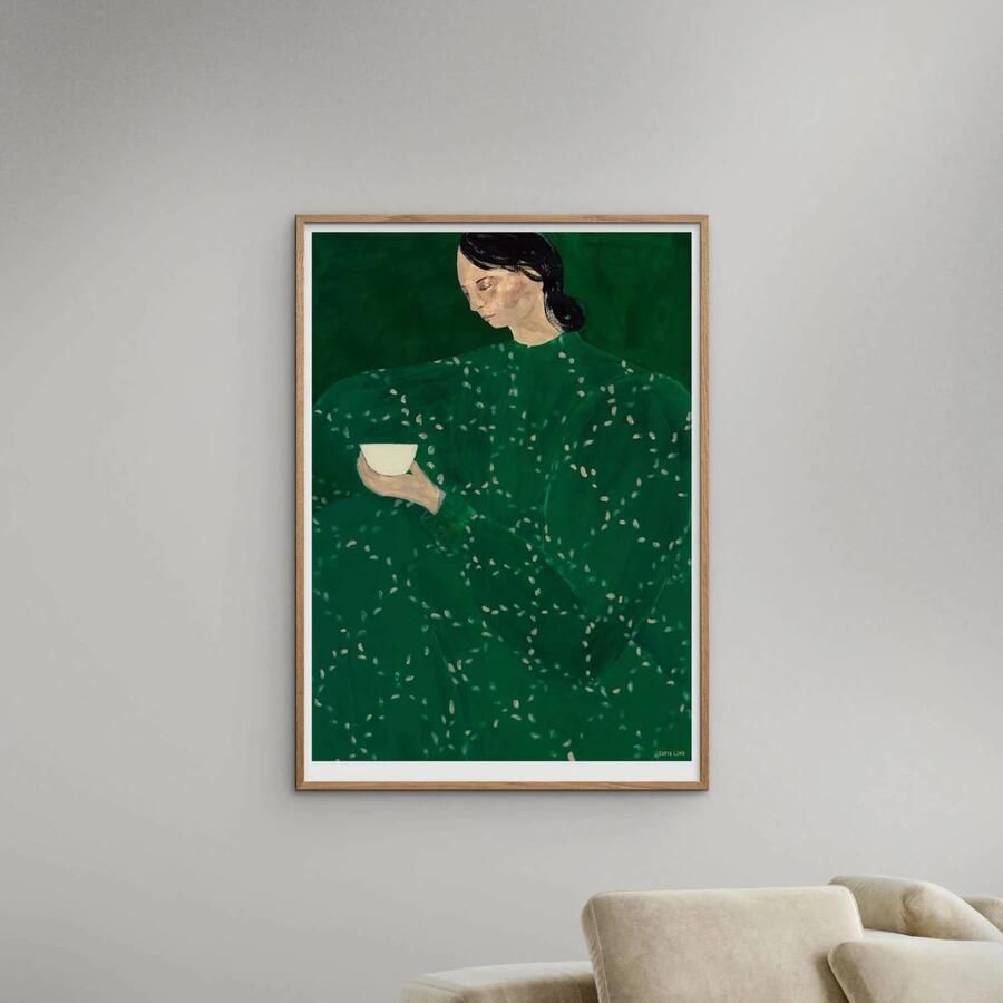 Poster & Frame Poster The Poster Club x Sofia Lind Coffee Alone At Place De Clichy (30 x 40 cm) - Foto 2