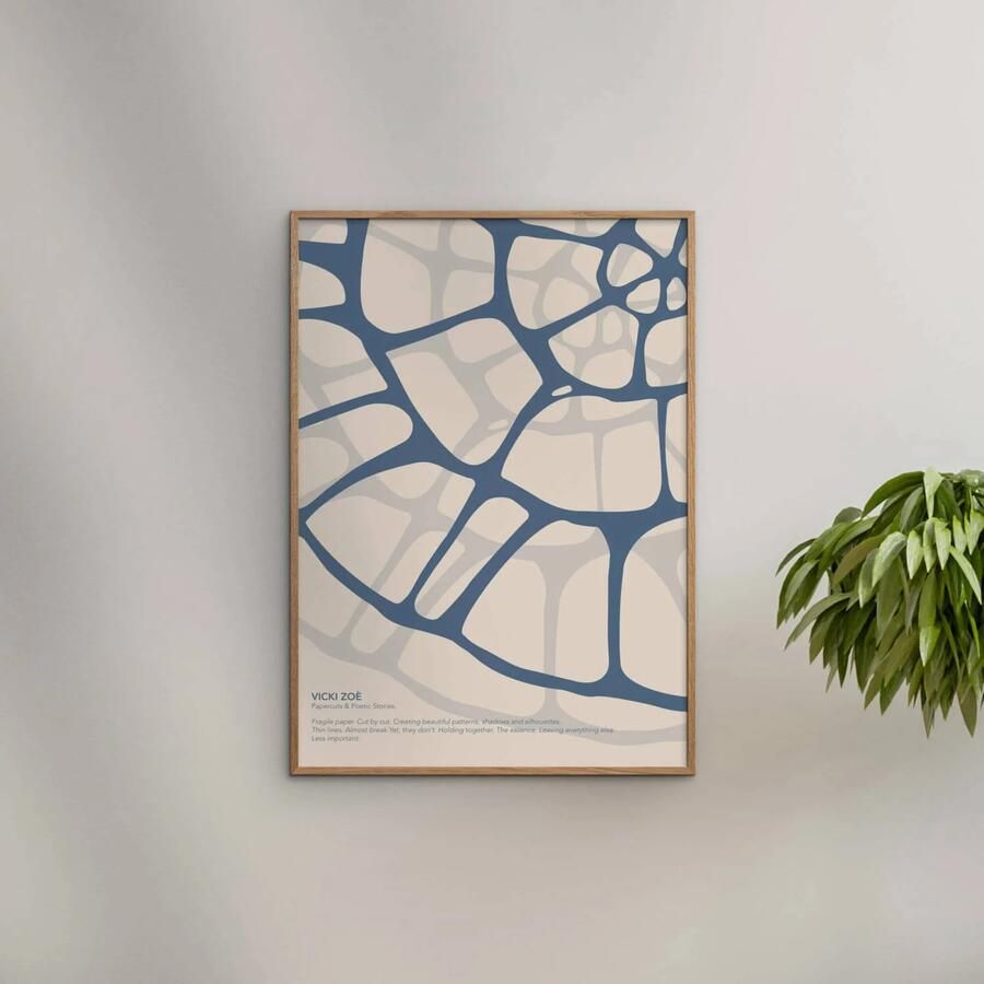 Poster & Frame Poster Vicki Zoe BLUE FOSSIL (50 x 70 cm) - Foto 2