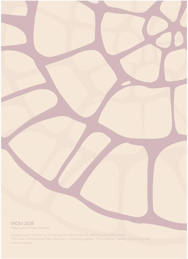 Poster & Frame Poster Vicki Zoe SOFTROSE FOSSIL (50 x 70 cm)