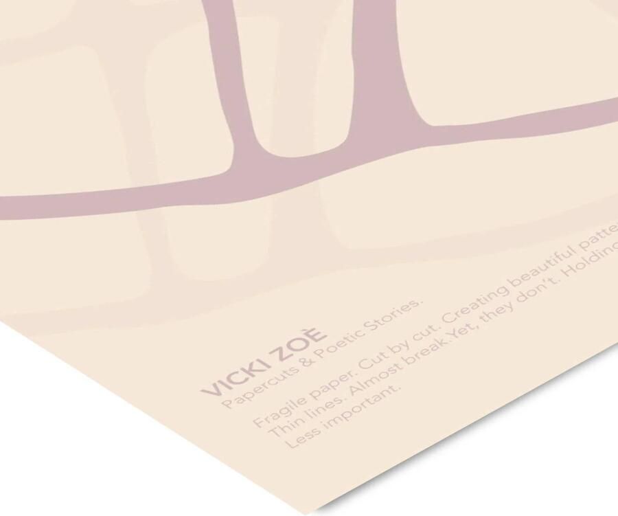 Poster & Frame Poster Vicki Zoe SOFTROSE FOSSIL (30 x 40 cm) - Foto 3
