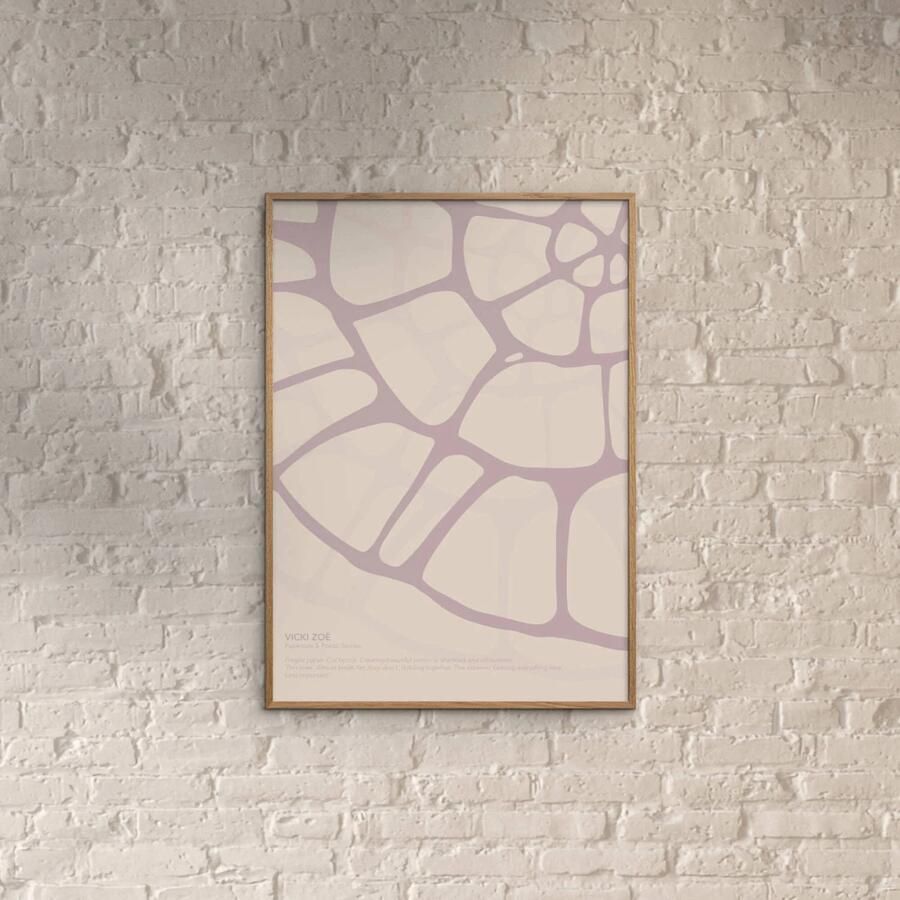 Poster & Frame Poster Vicki Zoe SOFTROSE FOSSIL (50 x 70 cm) - Foto 2