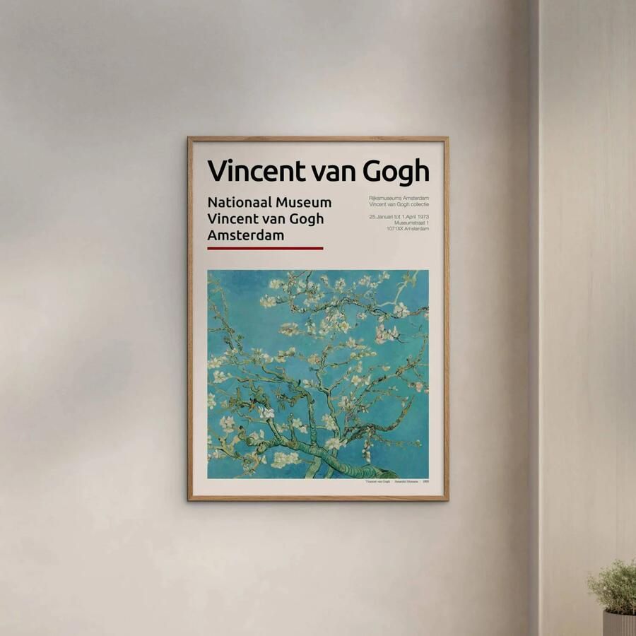Poster & Frame Poster Vincent van Gogh x PSTR Studio Vincent van Gogh Almond Blossom (50 x 70 cm) - Foto 2