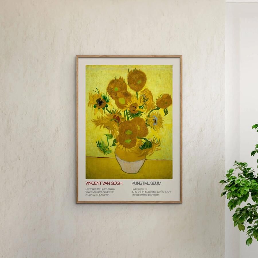 Poster & Frame Poster Vincent van Gogh x PSTR Studio Vincent van Gogh Sunflowers (30 x 40 cm) - Foto 2