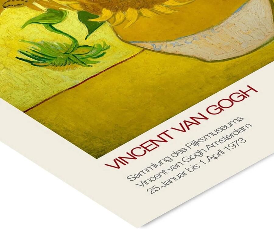 Poster & Frame Poster Vincent van Gogh x PSTR Studio Vincent van Gogh Sunflowers (50 x 70 cm) - Foto 3