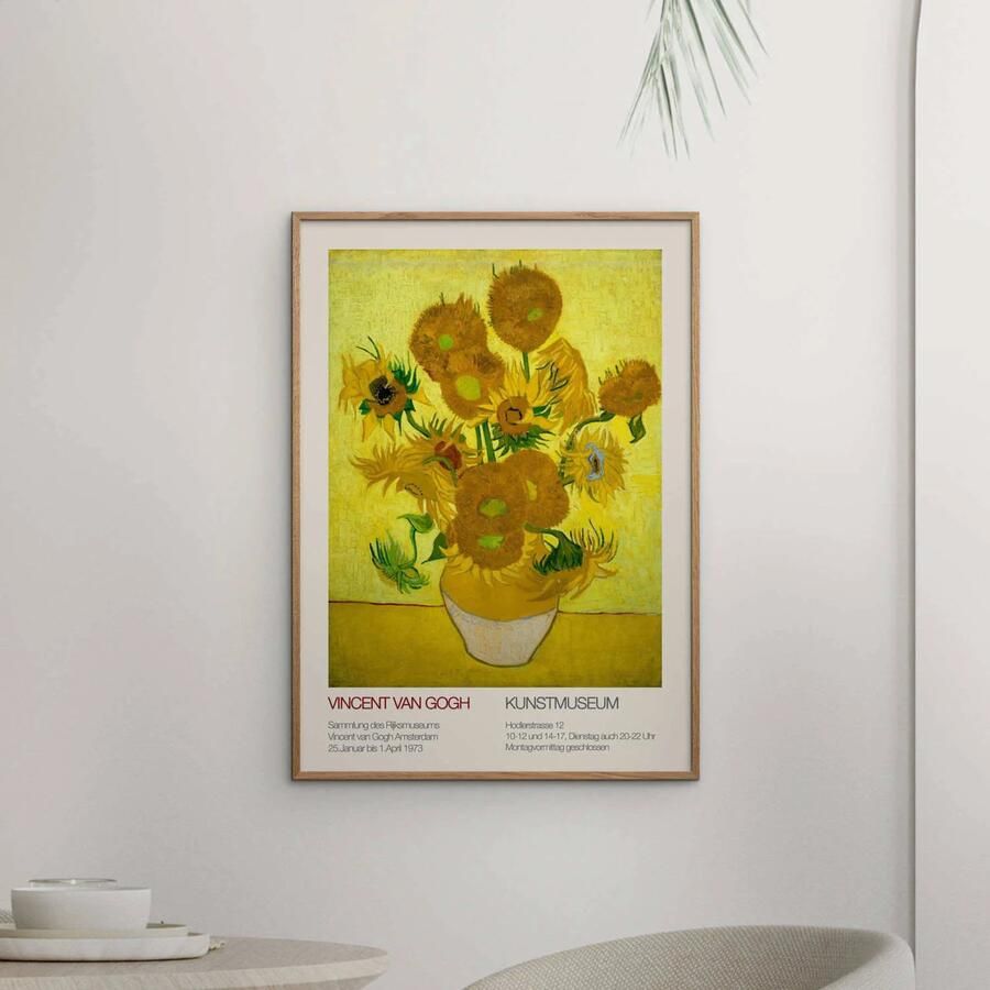 Poster & Frame Poster Vincent van Gogh x PSTR Studio Vincent van Gogh Sunflowers (50 x 70 cm) - Foto 2