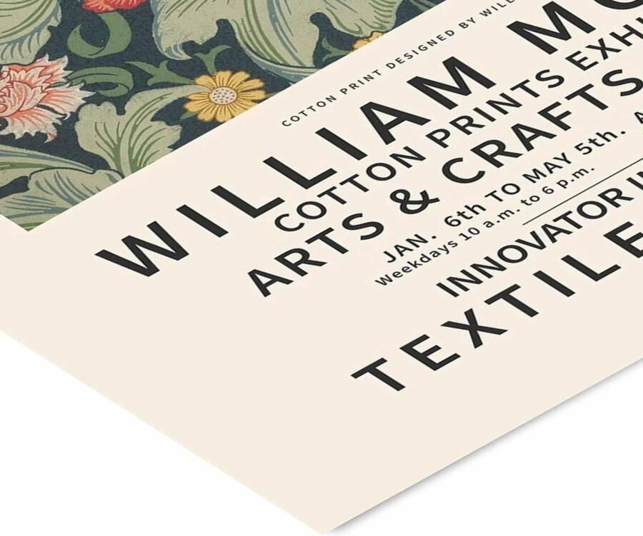 Poster & Frame Poster William Morris x PSTR Studio William Morris Art exhibition (30 x 40 cm) - Foto 3
