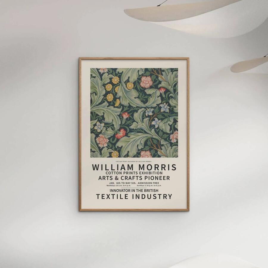 Poster & Frame Poster William Morris x PSTR Studio William Morris Art exhibition (70 x 100 cm) - Foto 2