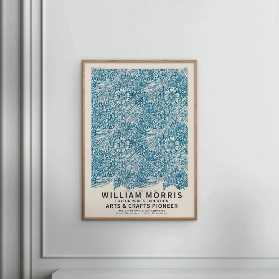 Poster & Frame Poster William Morris x PSTR Studio William Morris Exhibition (70 x 100 cm) - Foto 2