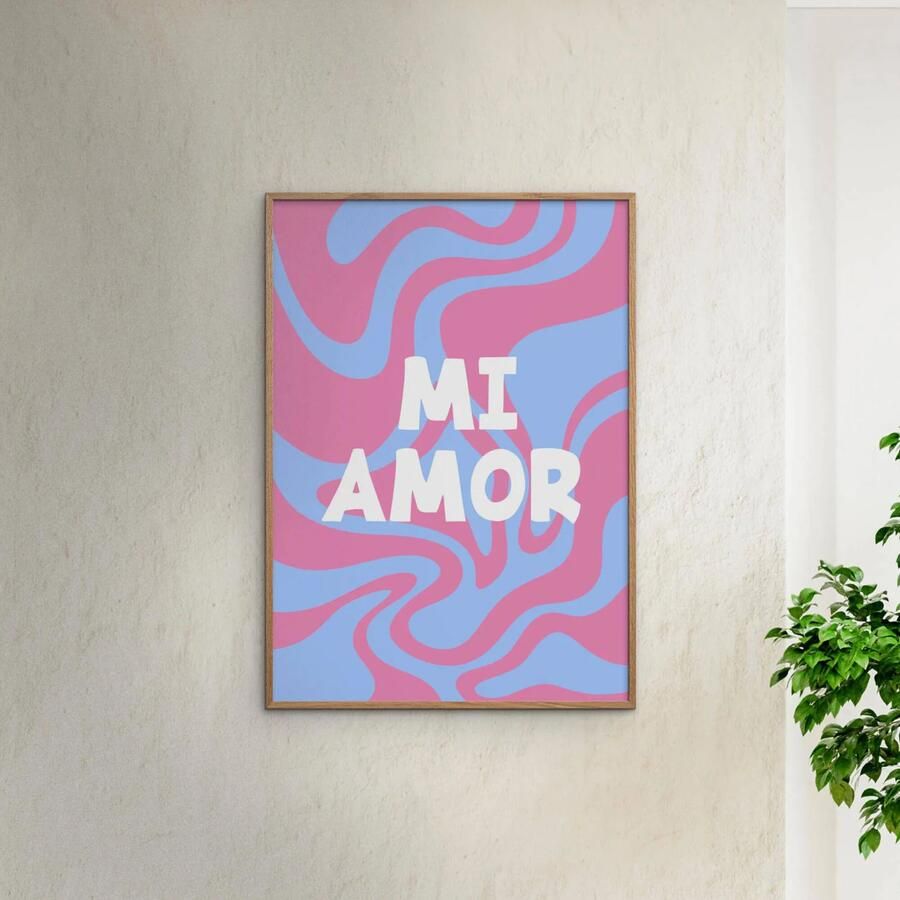 Poster & Frame Poster Yuli Saputra Mi Amor (30 x 40 cm) - Foto 2
